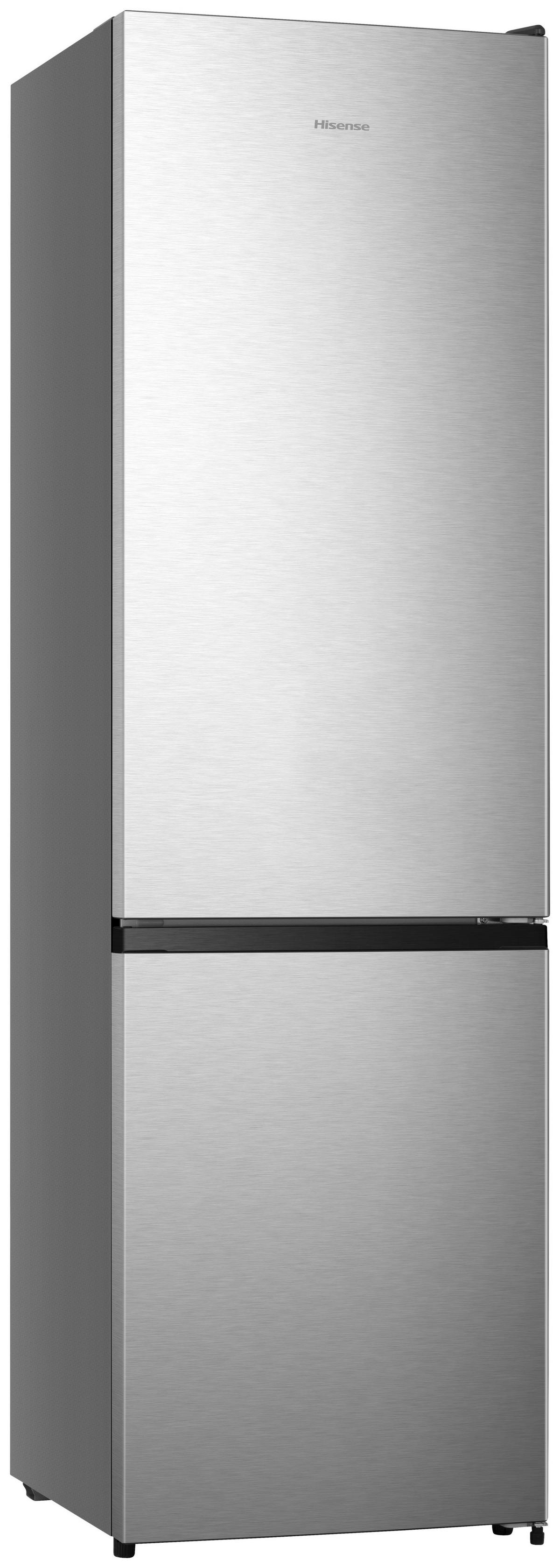 Side-By-Side Edelstahlfarben B: 59,5cm - Edelstahlfarben, Trend, Glas/Kunststoff (59,5/201,7/57,9cm) - Hisense