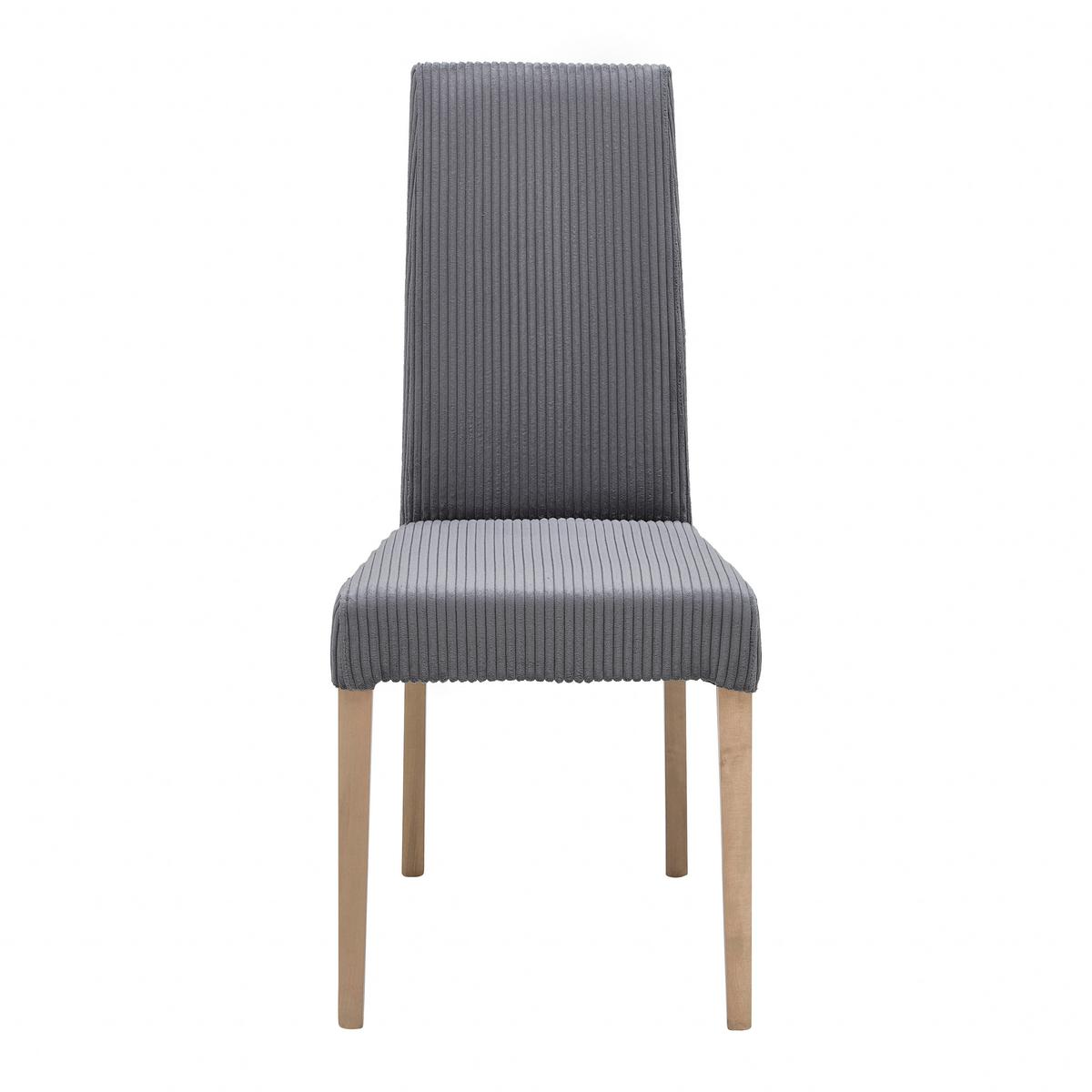 ŽIDLE ROKO - šedá/barvy dubu, Moderní, dřevo/textil (46/101/62cm) - Mömax