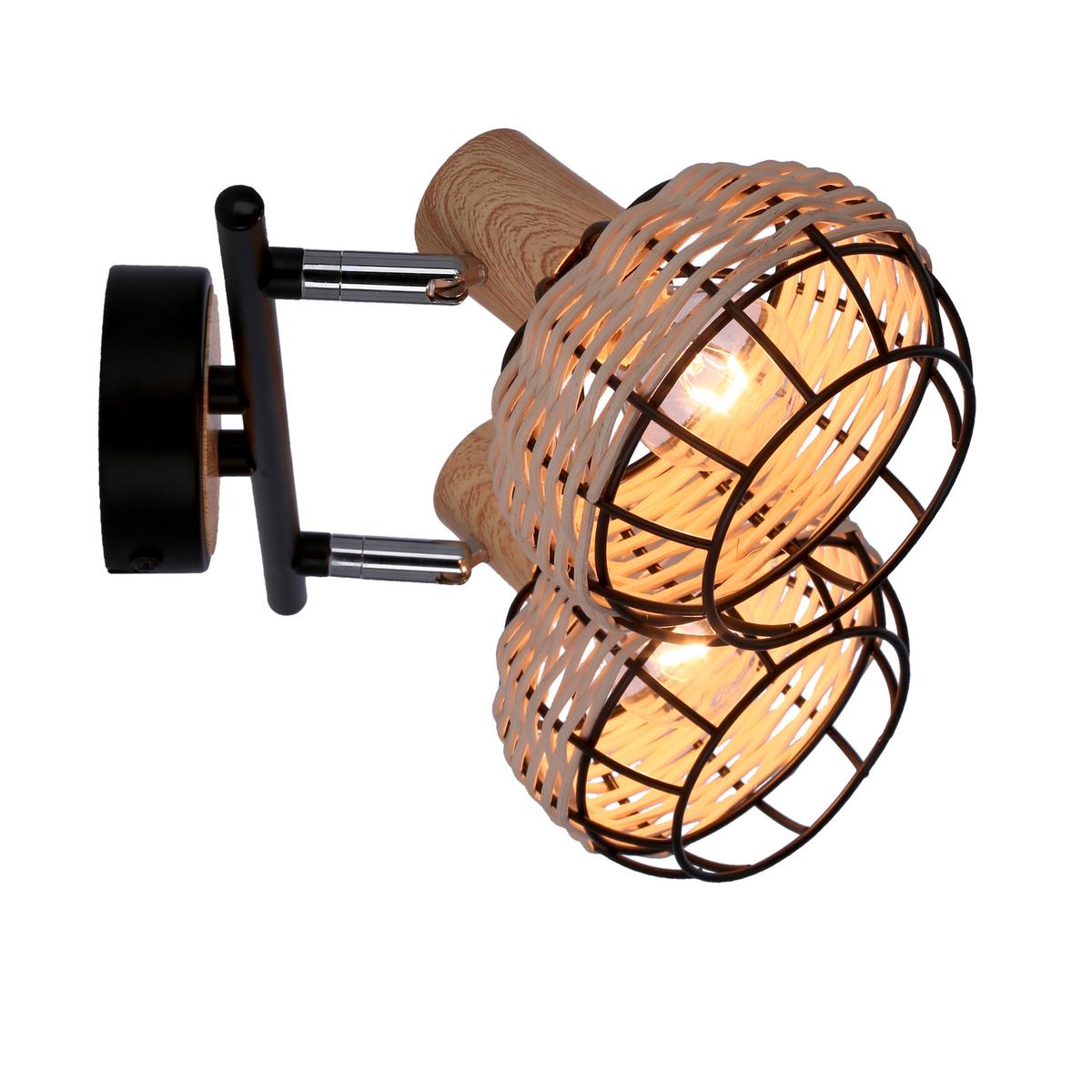 Strahler 92-12203 Tajga - Schwarz, Natur, Holz/Metall (44/12/18cm)