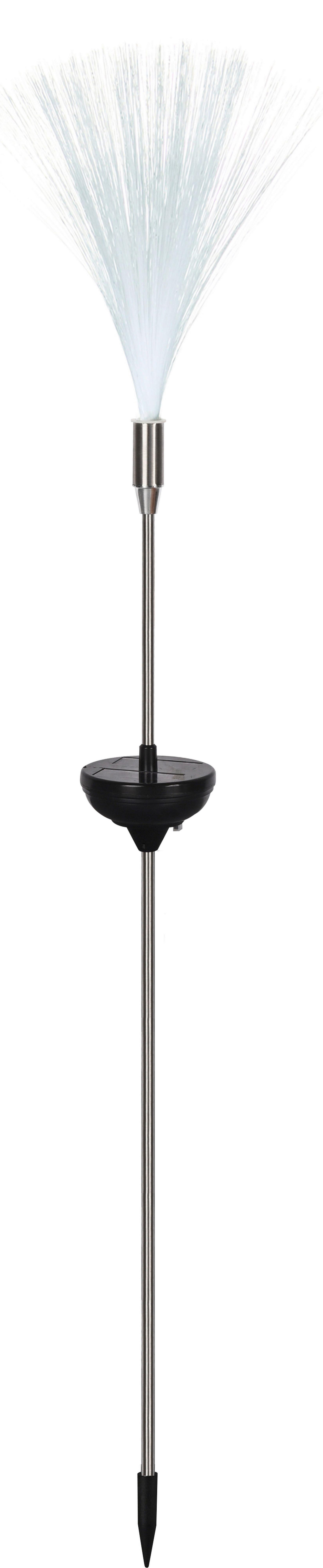 Szolárlámpa Vally - ezüstszínű, Konventionell, műanyag/fém (9/9/90cm) - Homezone