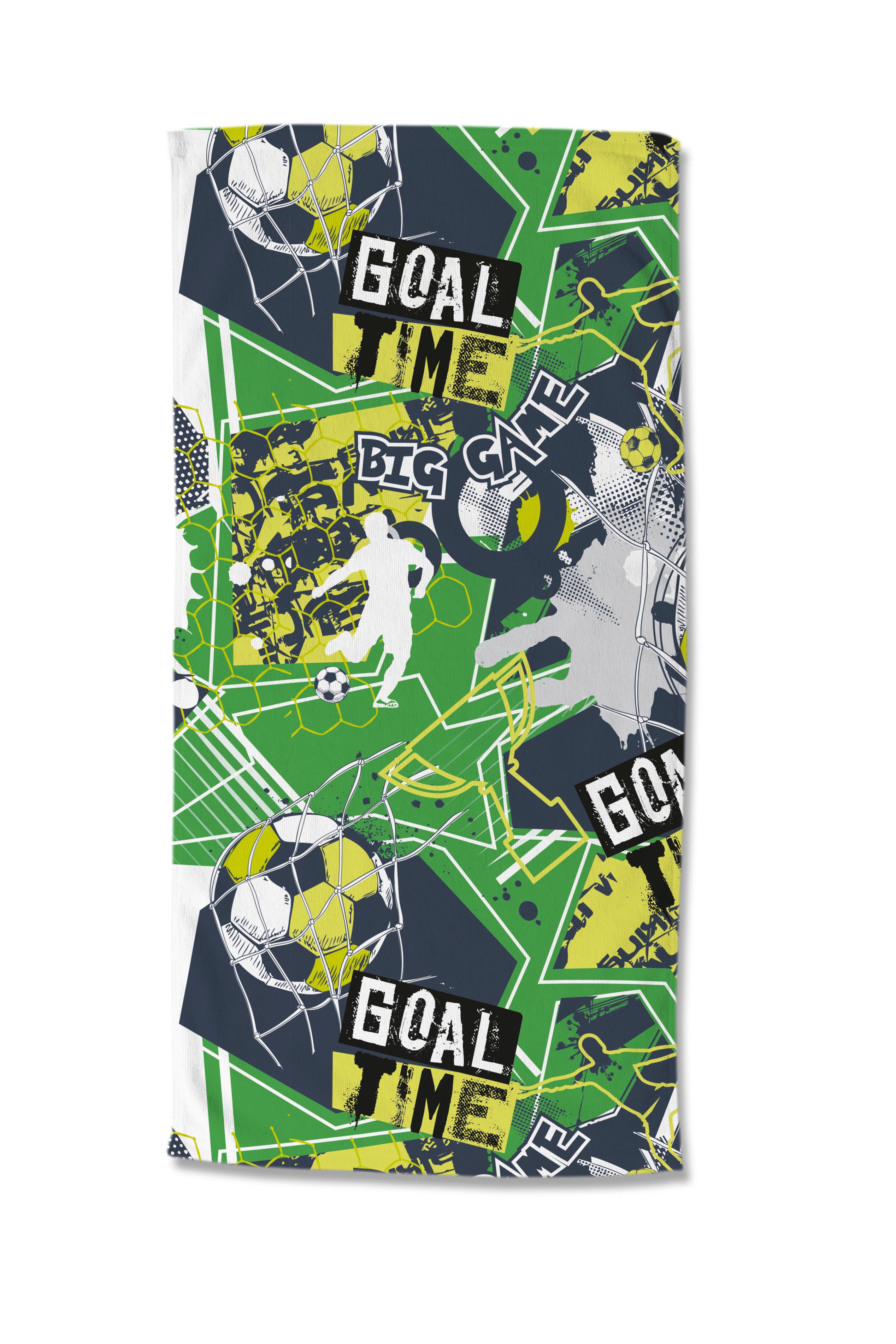 STRANDTUCH GOALTIME - Gelb/Multicolor, Basics, Textil (75cm)
