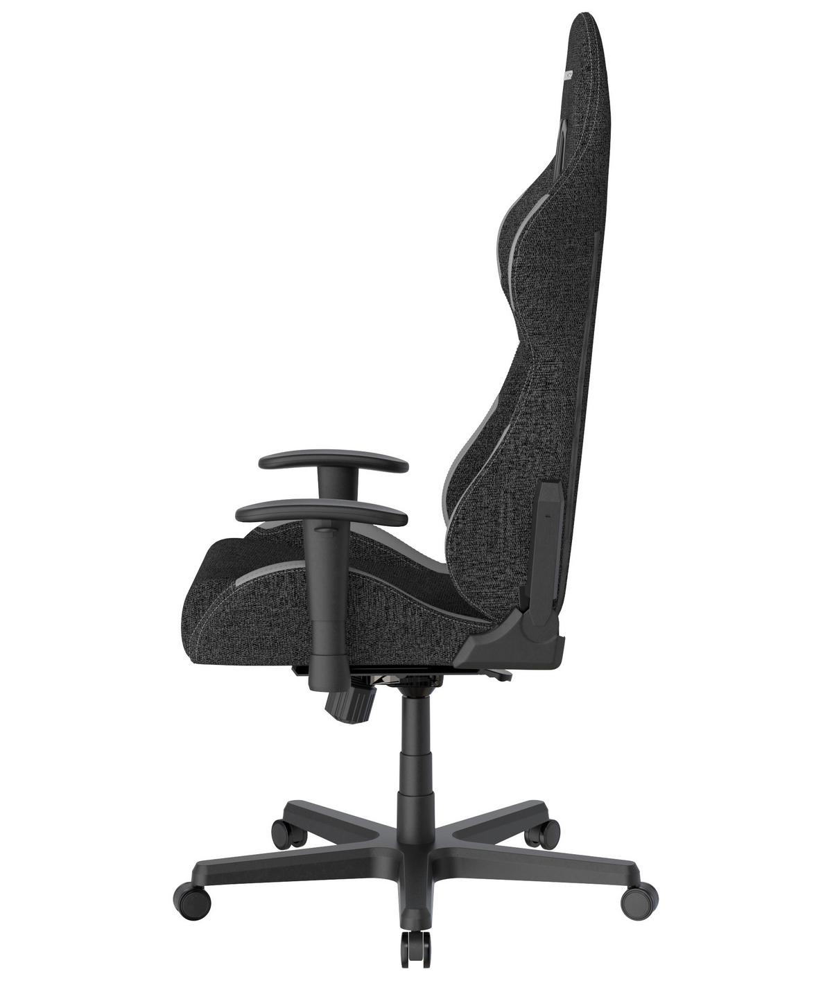 Gamingstuhl Formula Grau/Schwarz B: 70cm - Schwarz/Grau, KONVENTIONELL, Kunststoff/Textil (70/129/70cm) - Dxracer