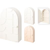 Kulcstartó Szekrény Kulcstartó Szekrény - terrakotta/fehér, Basics, fa (18/6.5/27cm)