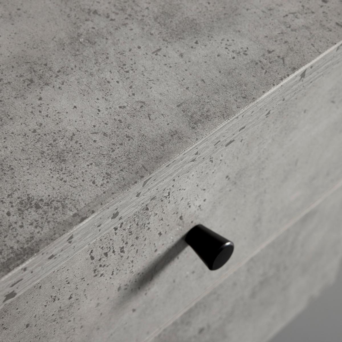 Psací stůl DONETTA 120x60 cm - šedá/černá, Moderní, kov/plast (120/60/75cm) - Bessagi Home