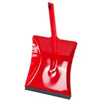 Kehrschaufel Metall 22x38 Cm Eisen Rostfrei Rot - Rot, KONVENTIONELL, Metall (22/38cm) - Ondega