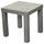 Odkladací Stolík Normen *cenový Trhák* - sivá, Moderný, kompozitné drevo (39mm)