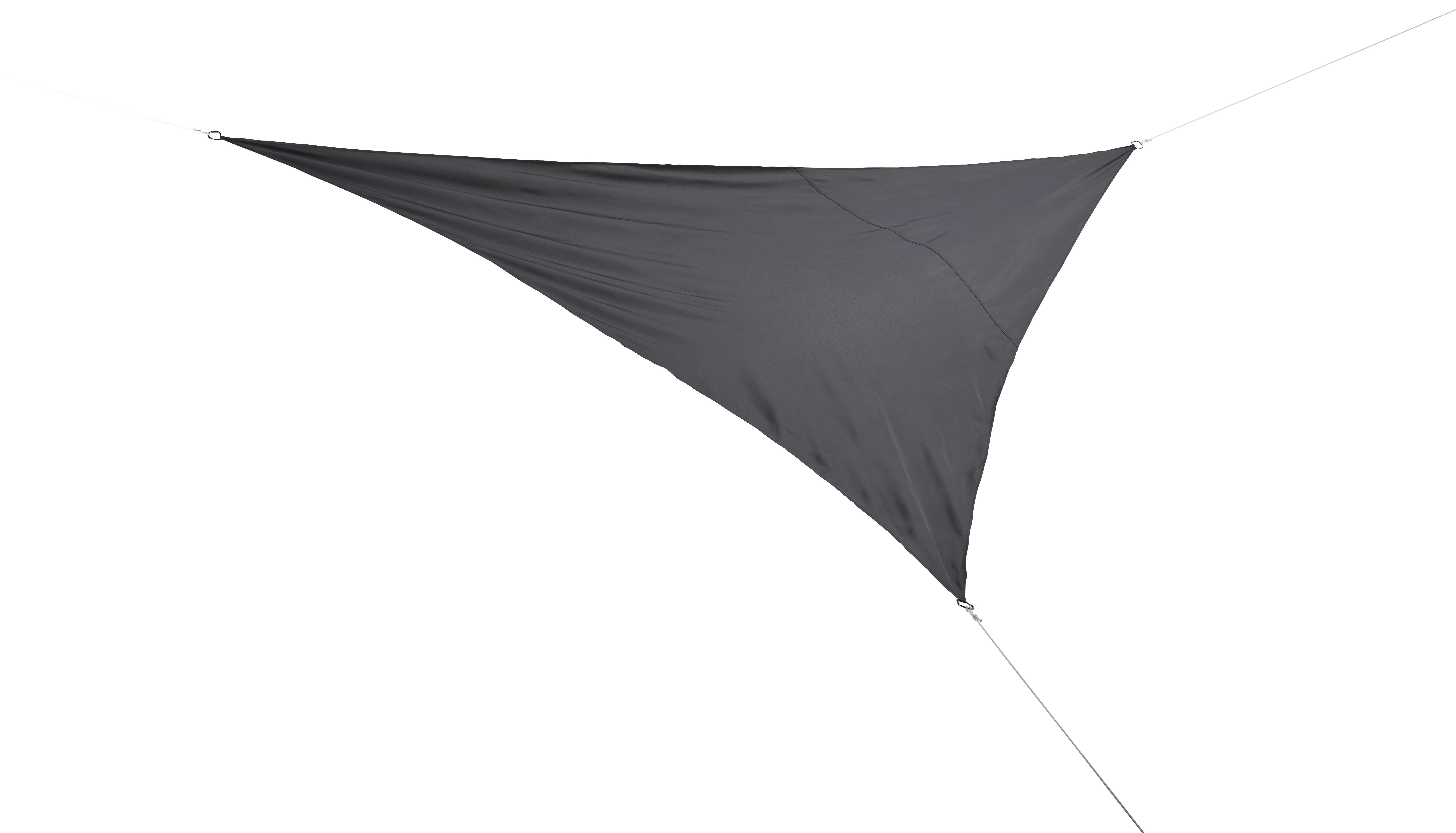 SLUNEČNÍ CLONA TIM 1 - tmavě šedá, Moderní, kov/textil (300/300/300cm) - Mömax