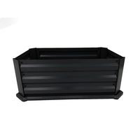 Beeteinfassung Beetumrandung Linnea - Anthrazit, Basics, Kunststoff/Metall (54/31/84cm)