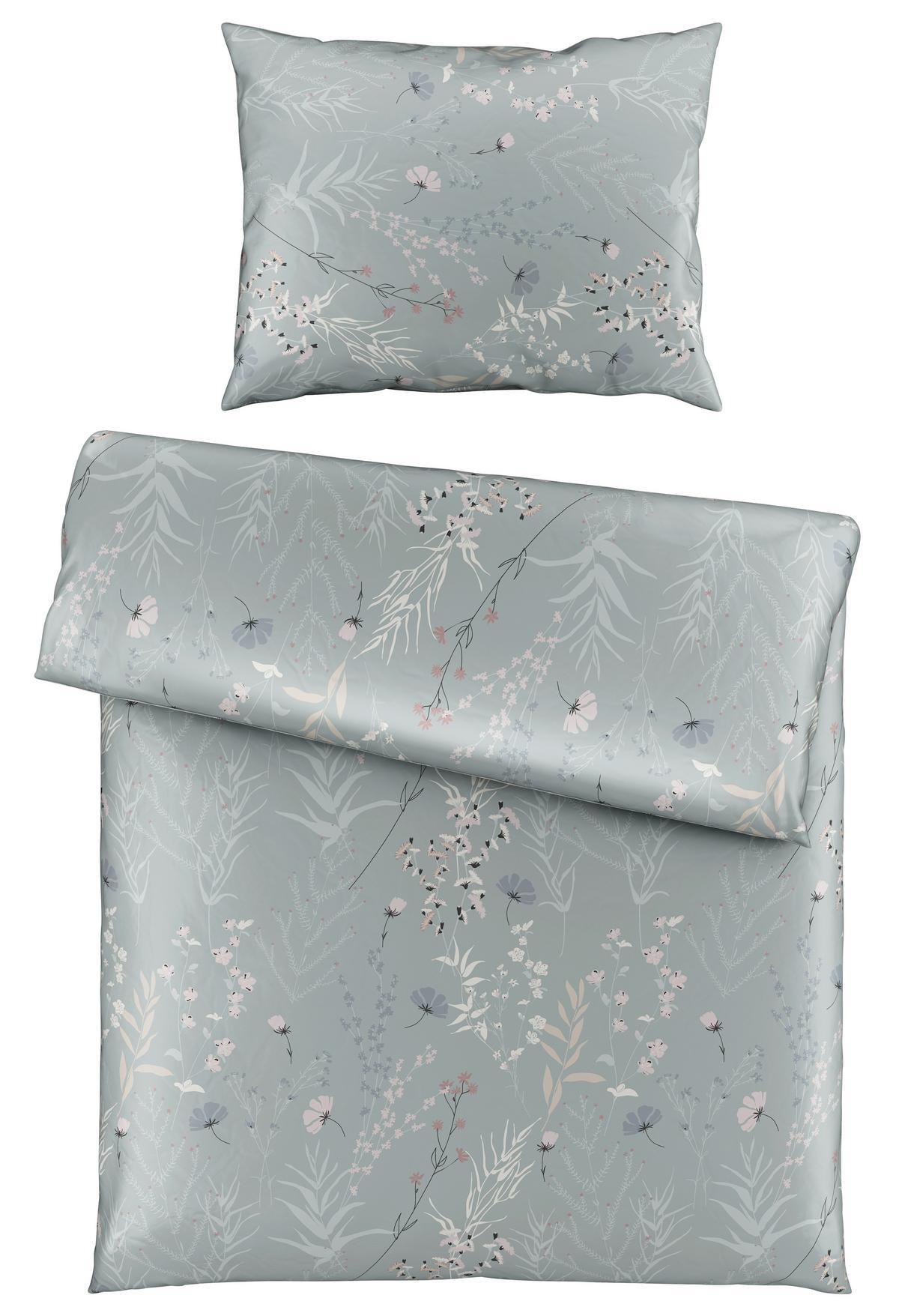 Povlečení Lina, 70/90 140/200cm - šedá, Konvenční, textil (140/200cm) - Mömax