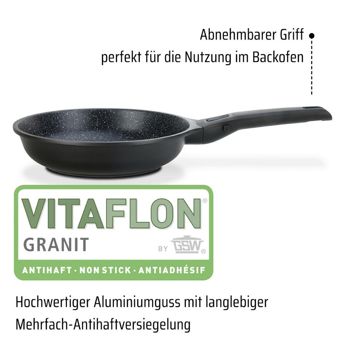PFANNENSET 20+28 cm, 2--Teilig. - Schwarz, Basics, Metall (20+28cm) - GSW