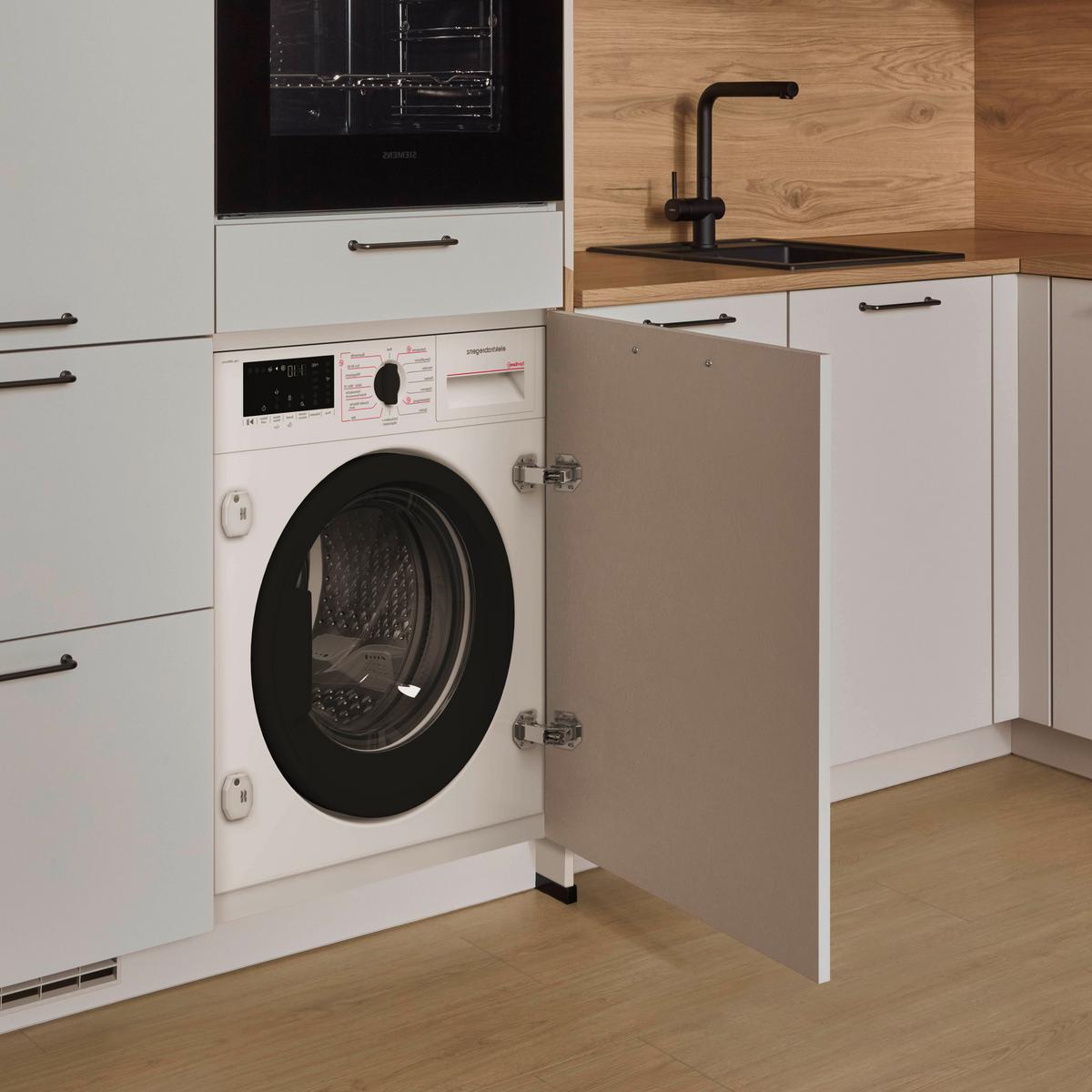 Eckküche Lucca - Sandfarben/Eichefarben, Trend, Holzwerkstoff (283,2/191,6cm) - Vertico