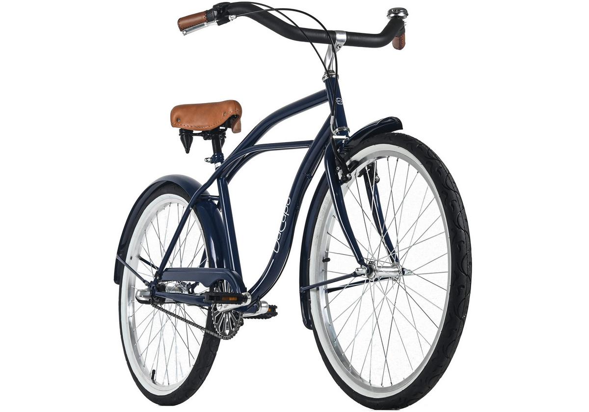 Beachcruiser Herren 26 Zoll - Blau, LIFESTYLE, Metall (25/140/60cm)