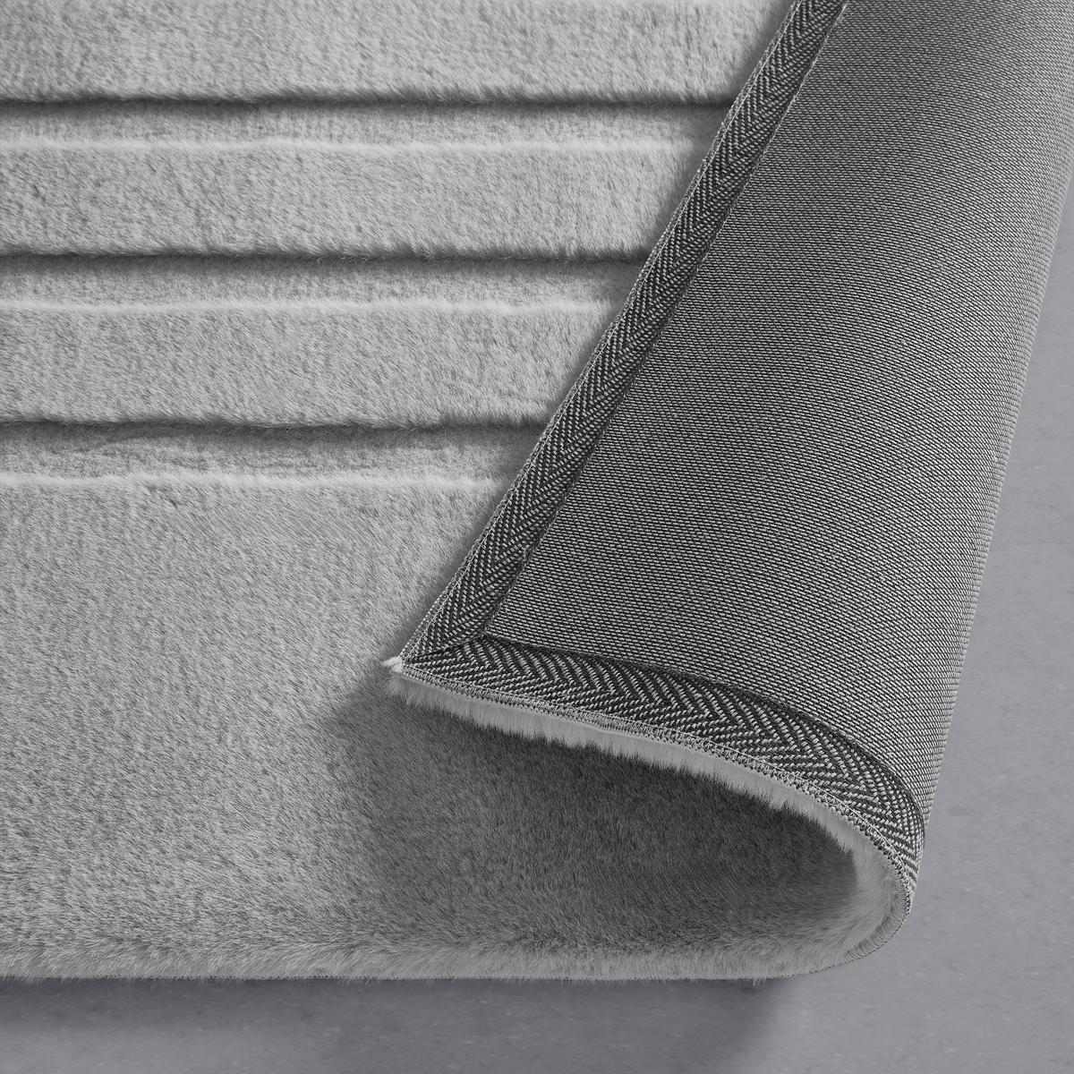 UMĚLÁ KOŽEŠINA FADIME 2 - šedá, Moderní, textil (120/170cm) - Mömax