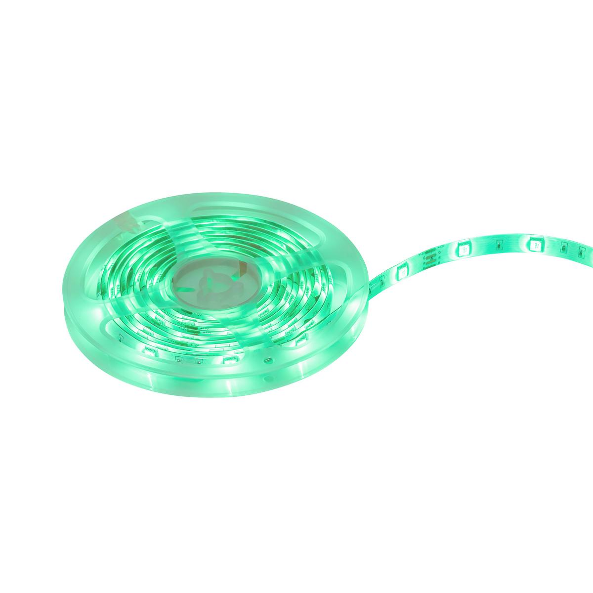 Led Díszlámpa Thore Kb. 300cm - fekete/fehér, Modern, műanyag (300cm) - Luca Bessoni