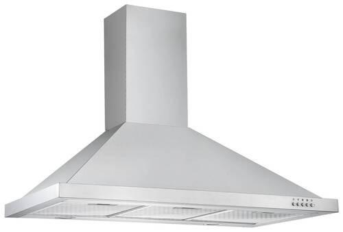 Dunstabzugshaube Respekta Dalia Edelstahlfarben B: 90 cm - Edelstahlfarben, Trend, Metall (90/70-108/50cm) - Respekta