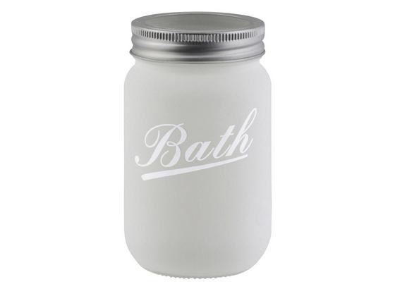Zahnputzbecher Retro, Weiß - Weiß, MODERN, Glas (6,5/13cm) Zahnputzbecher Retro, Weiß - Weiß, MODERN, Glas (6,5/13cm)