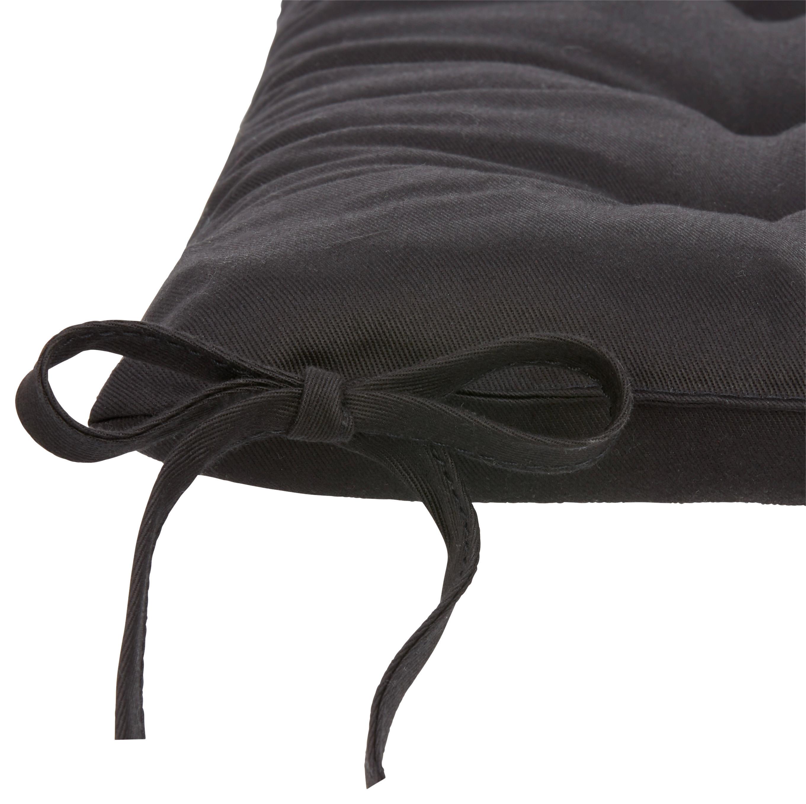 PODSEDÁK Lola, 40/40/4cm, černá - černá, Konvenční (40/40/4cm) - Mömax
