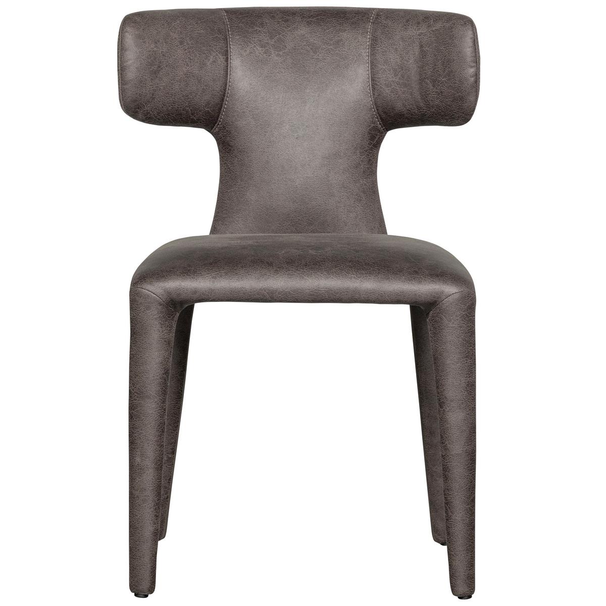 STUHL-SET Permit Grau/Schwarz B: 52cm - Schwarz/Grau, MODERN, Holzwerkstoff/Textil (52/78/53cm) - Livetastic