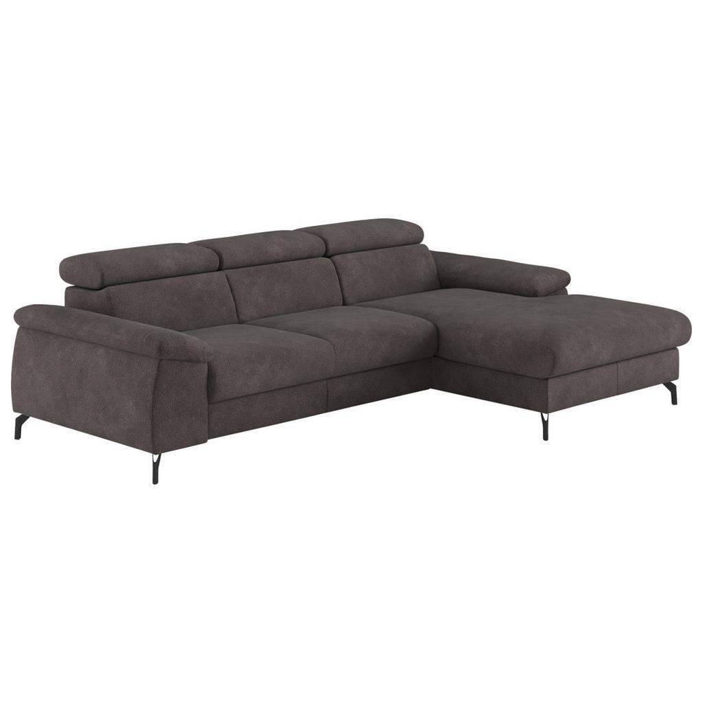 Ecksofa mit Schlaffunktion & Bettkasten Kitty Anthrazit