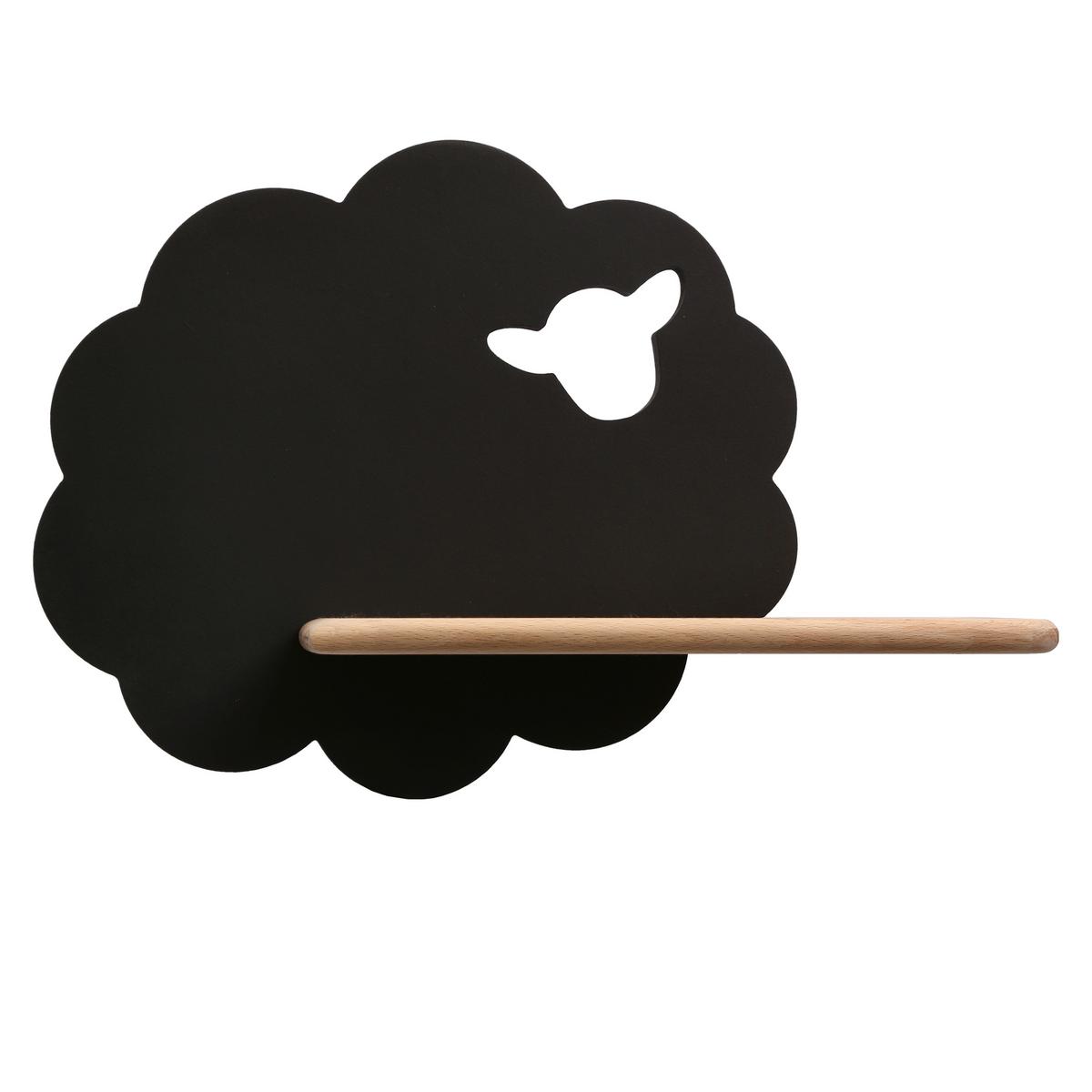 Kinderwandleuchte 21-84826 Sheep - Schwarz, Basics, Holz/Holzwerkstoff (36/12/24cm)
