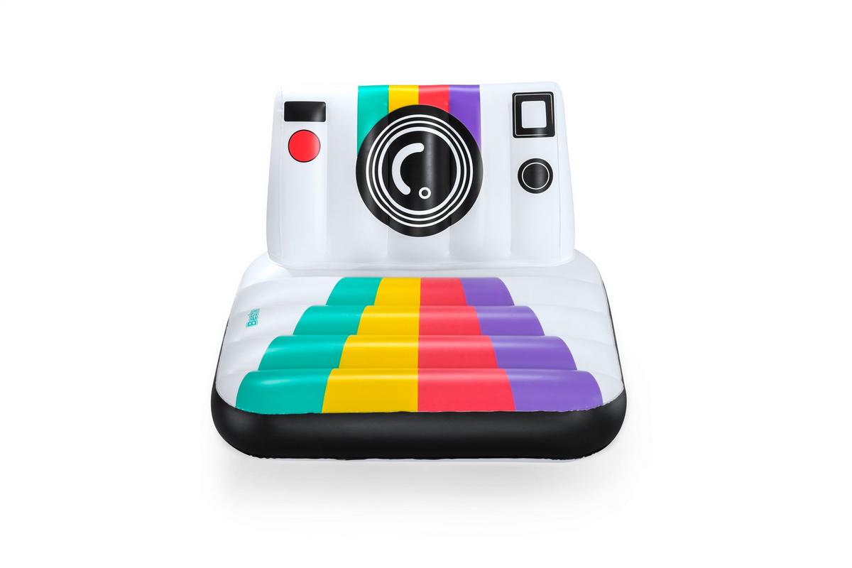 Luftmatratze DxH: 95x68,5 cm, Bis 90 Kg Belastbar - Multicolor/Weiß, MODERN, Kunststoff (95/68,5cm) - Bestway