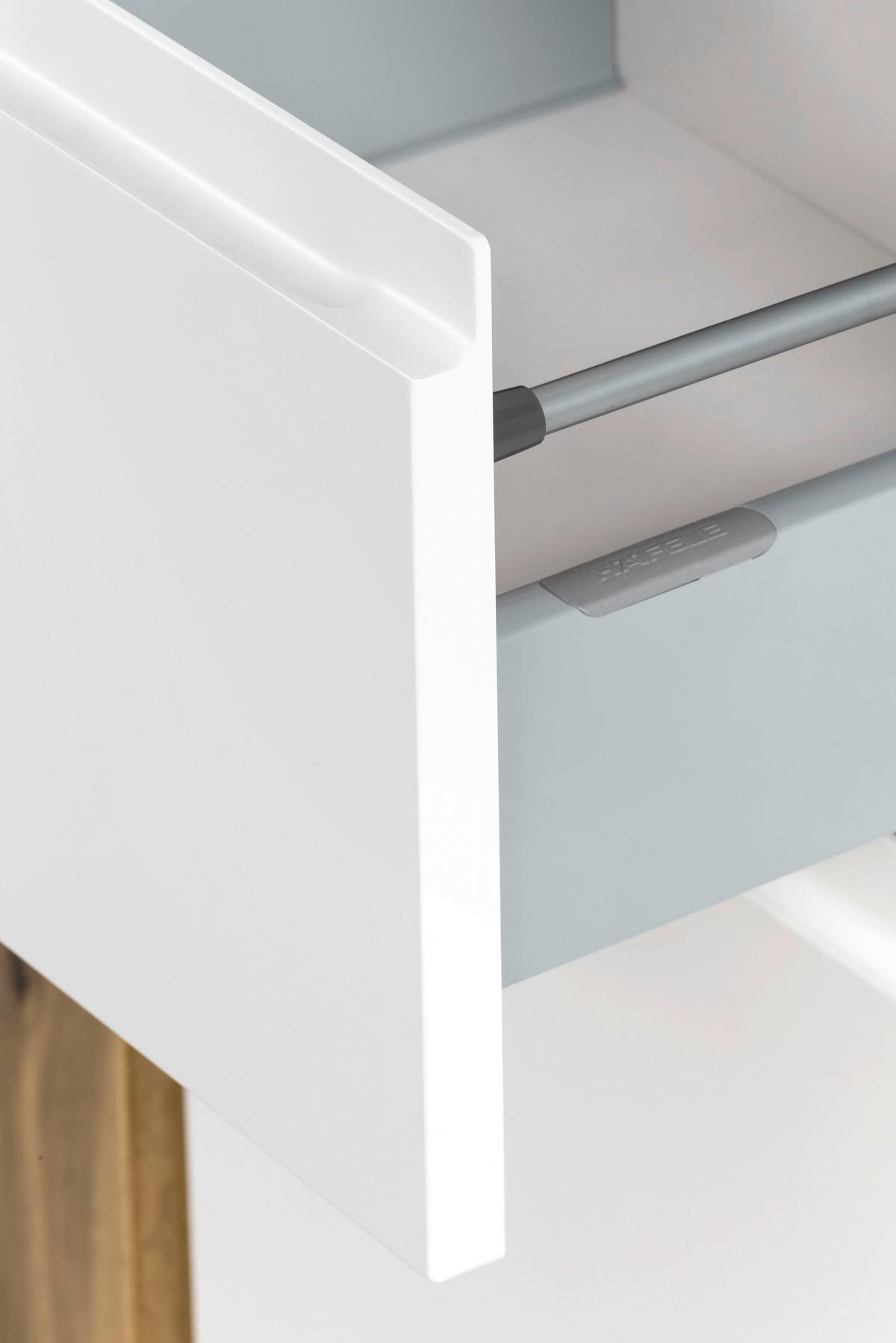 Hängeschrank Varese BxH: 65 79cm Weiß/Wotaneiche Dekor - Eiche Wotan/Weiß, MODERN, Holzwerkstoff (65/79/35cm) - Held