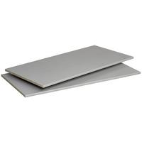 Einlegebodenset 2er Einlegeboden-Set - Grau, MODERN, Holzwerkstoff (96/2/50cm) - MID.YOU