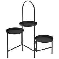 Blumenkastenhalter Mareta - Schwarz, Basics, Metall (50/34/68cm)