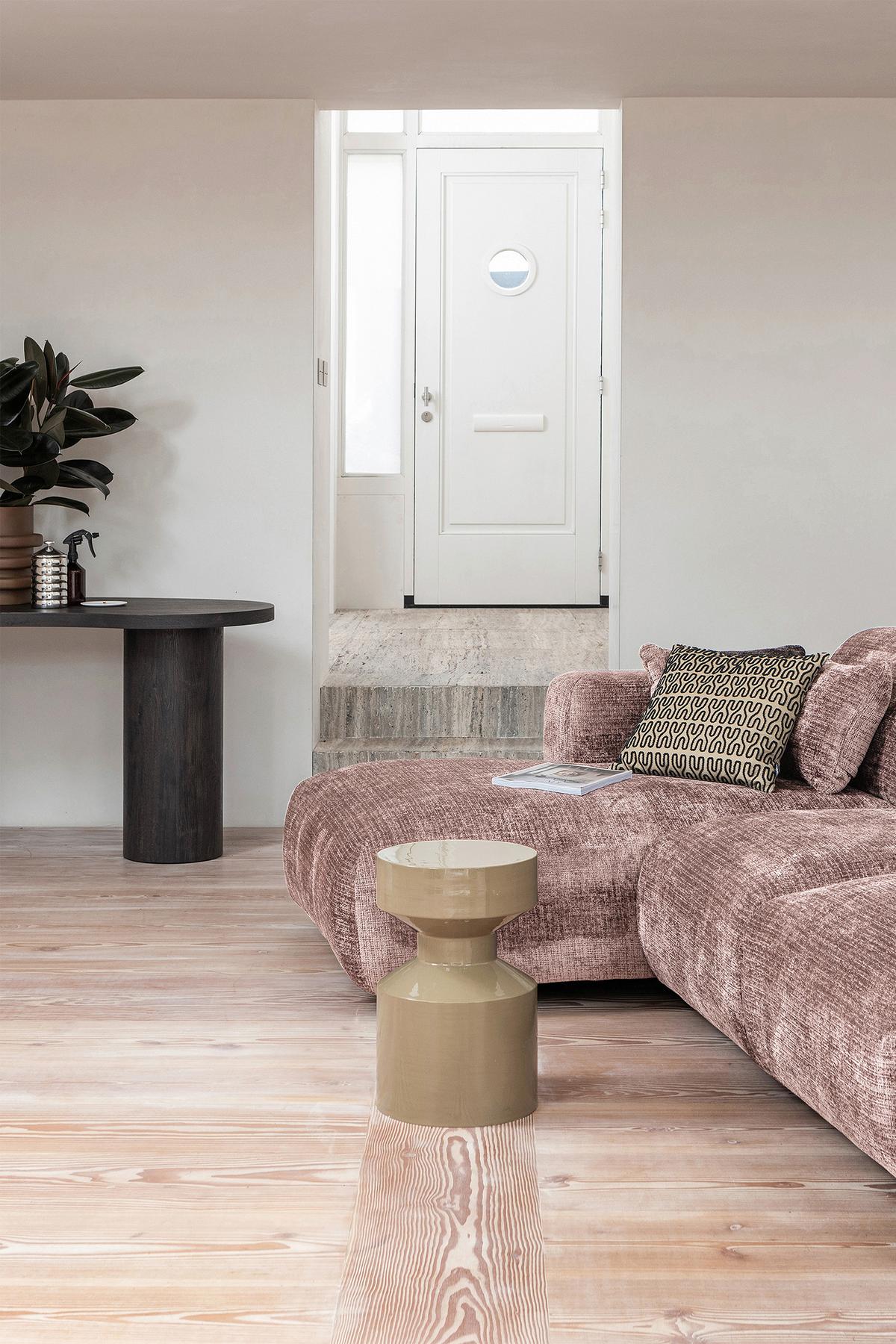 Beistelltisch Ferry Braun B: 30 cm - Braun, Design, Metall (30/30/47cm) - Livetastic