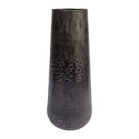 Dekovase Dani - Schwarz, MODERN, Metall (13.5/33cm) - Luca Bessoni