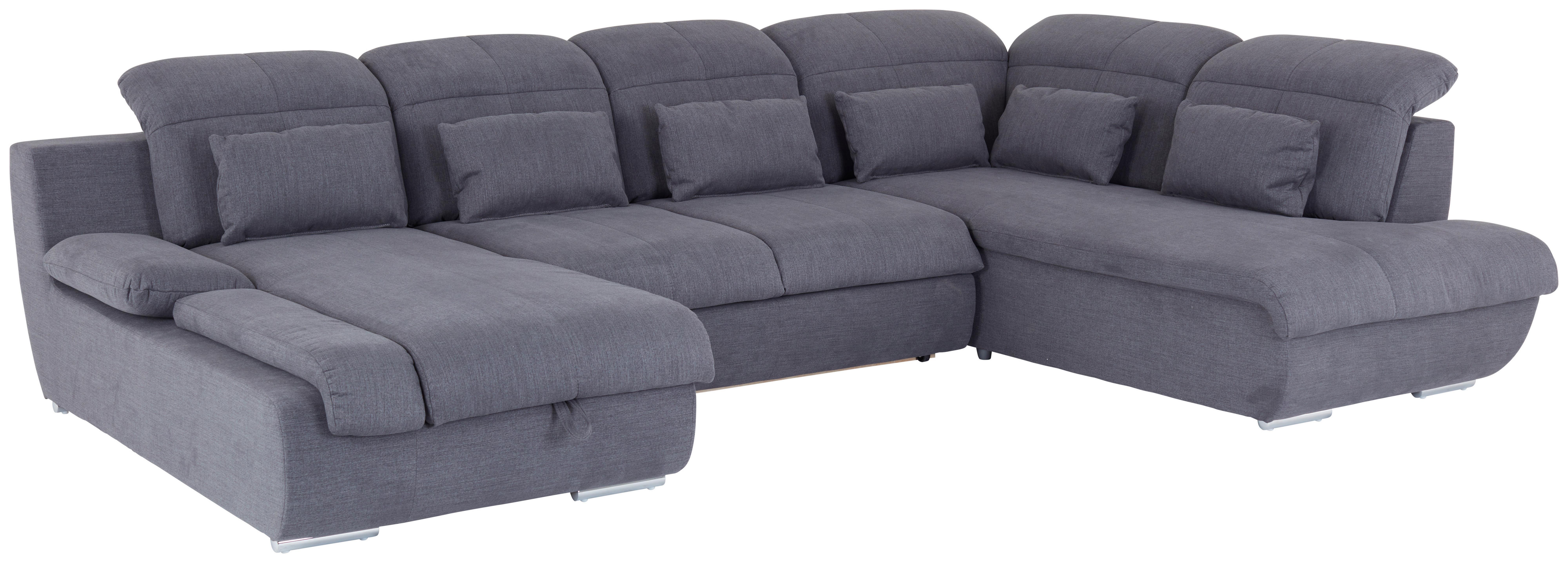 Wohnlandschaft Multi Mit Schlaffunktion Dunkelgrau