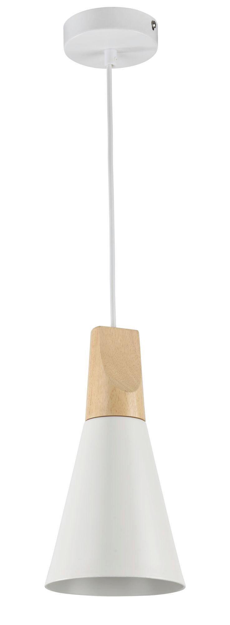 Pendelleuchte Bicones - Weiß, Trend, Holz/Metall (14/16.5cm) - MAYTONI