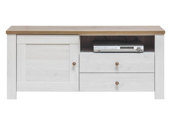 Tv Díl Noto - bílá, Romantický / Rustikální, dřevo (136/60/40cm) Tv Díl Noto - bílá, Romantický / Rustikální, dřevo (136/60/40cm)
