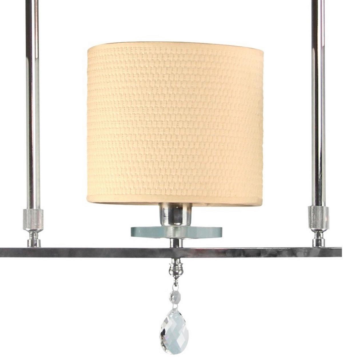 Deckenleuchte Estera 33-11510 - Chromfarben, KONVENTIONELL, Kunststoff/Metall (62/15/55cm)