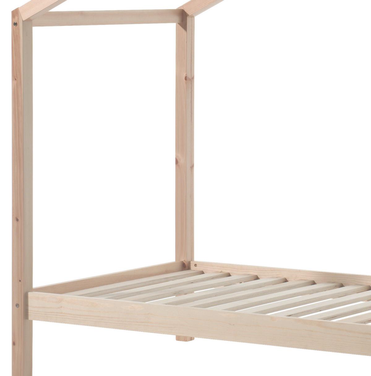 Hausbett Dallas 90x200 Cm Kiefer Natur - Kieferfarben, MODERN, Holz (90/200cm) - MID.YOU