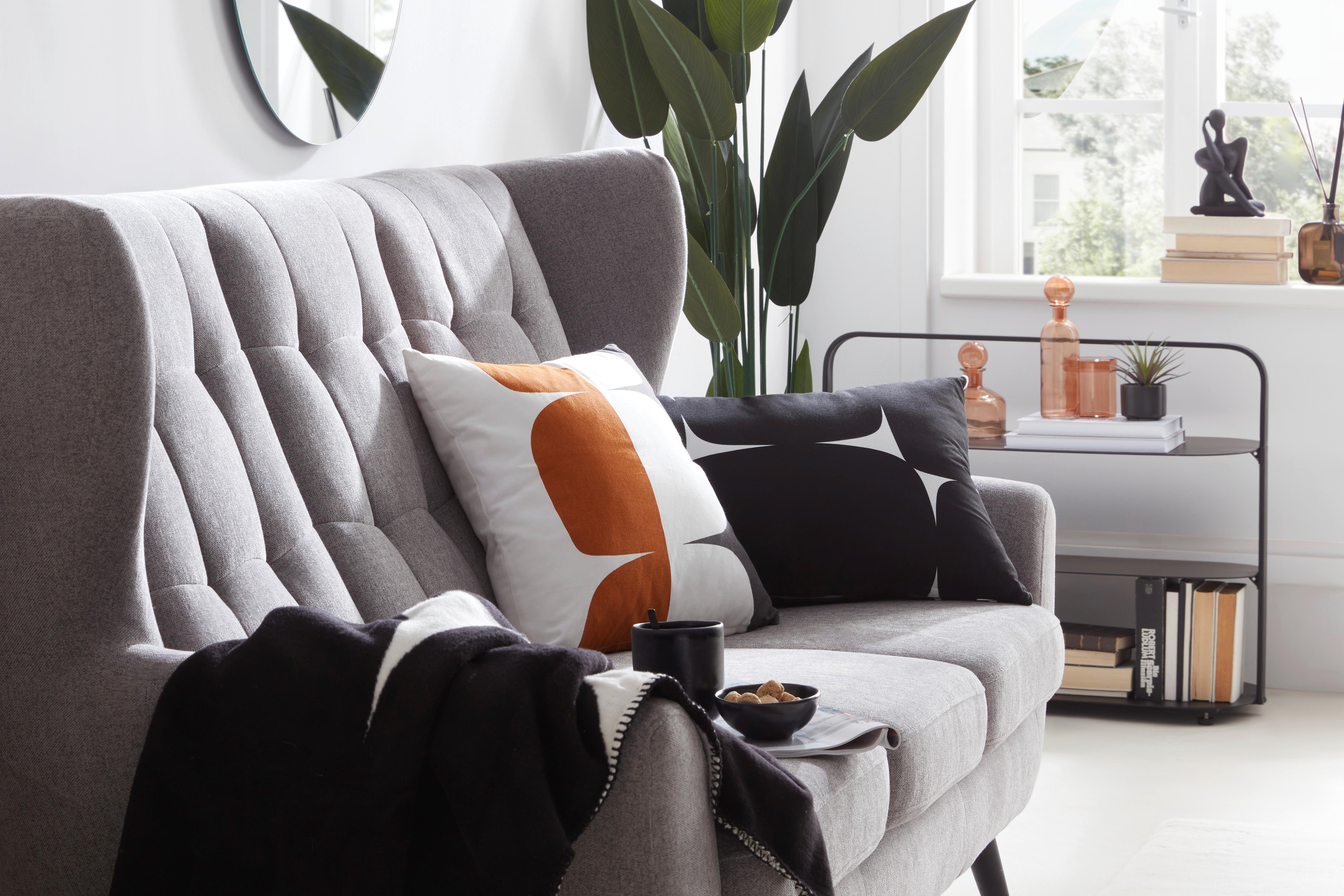 Deka Pebble Stone, 130/170cm - bílá/černá, Moderní, textil (130/170cm) - Modern Living
