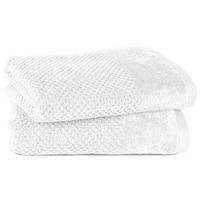 FROTTIERSET Popcorn 2er Set Weiß - Weiß, Basics, Textil (50/100/10cm)