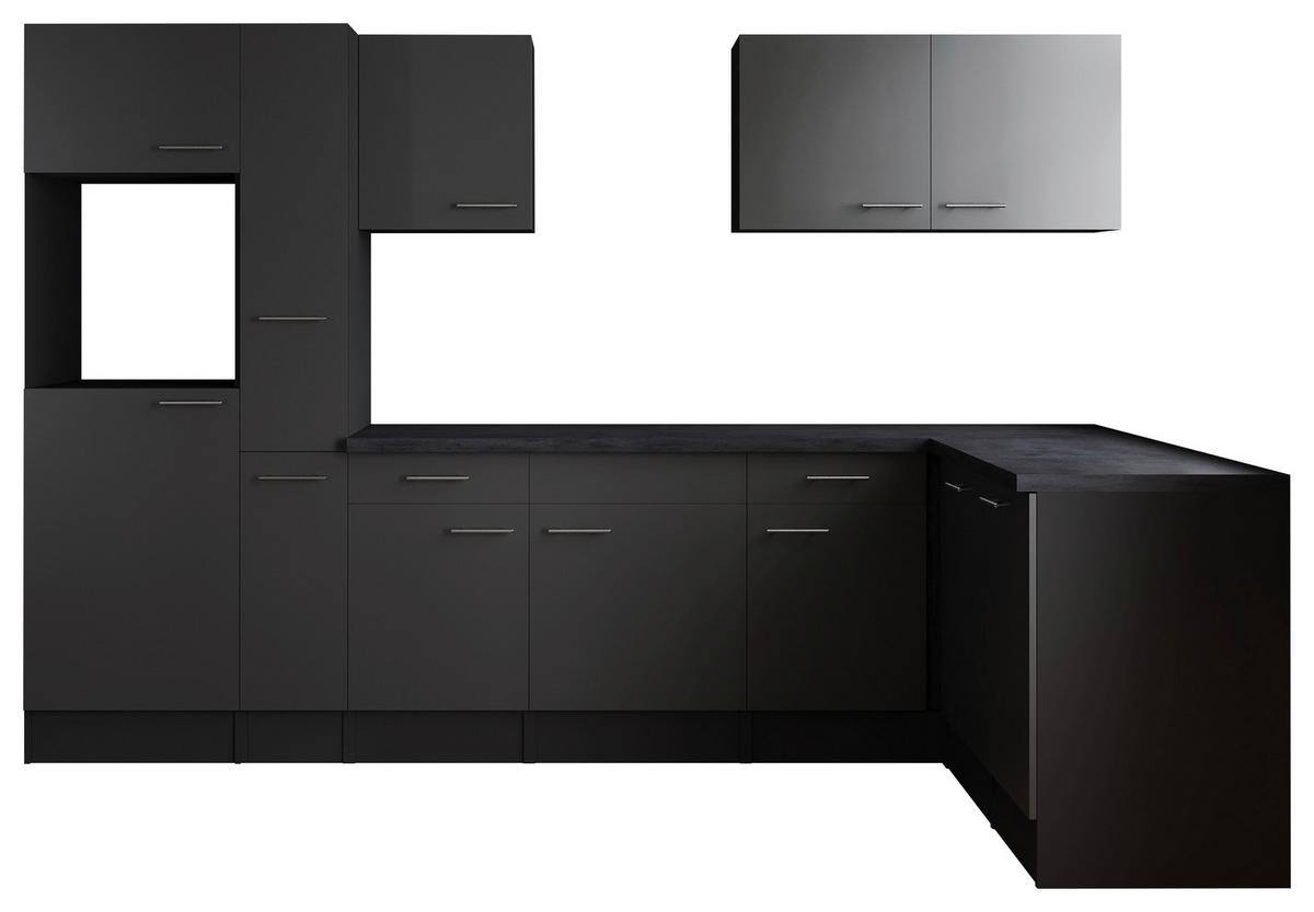 Eckküche Oliver Grau S: 310x172 Cm - Grau, Design, Holzwerkstoff (310/172cm) - Respekta