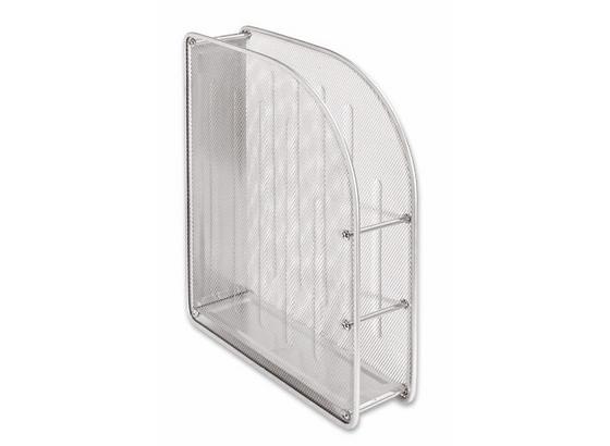 Poriadač Na Časopisy Mesh 682001 - farby striebra, kov (8/35/27,8cm) - HOMEZONE Poriadač Na Časopisy Mesh 682001 - farby striebra, kov (8/35/27,8cm) - HOMEZONE