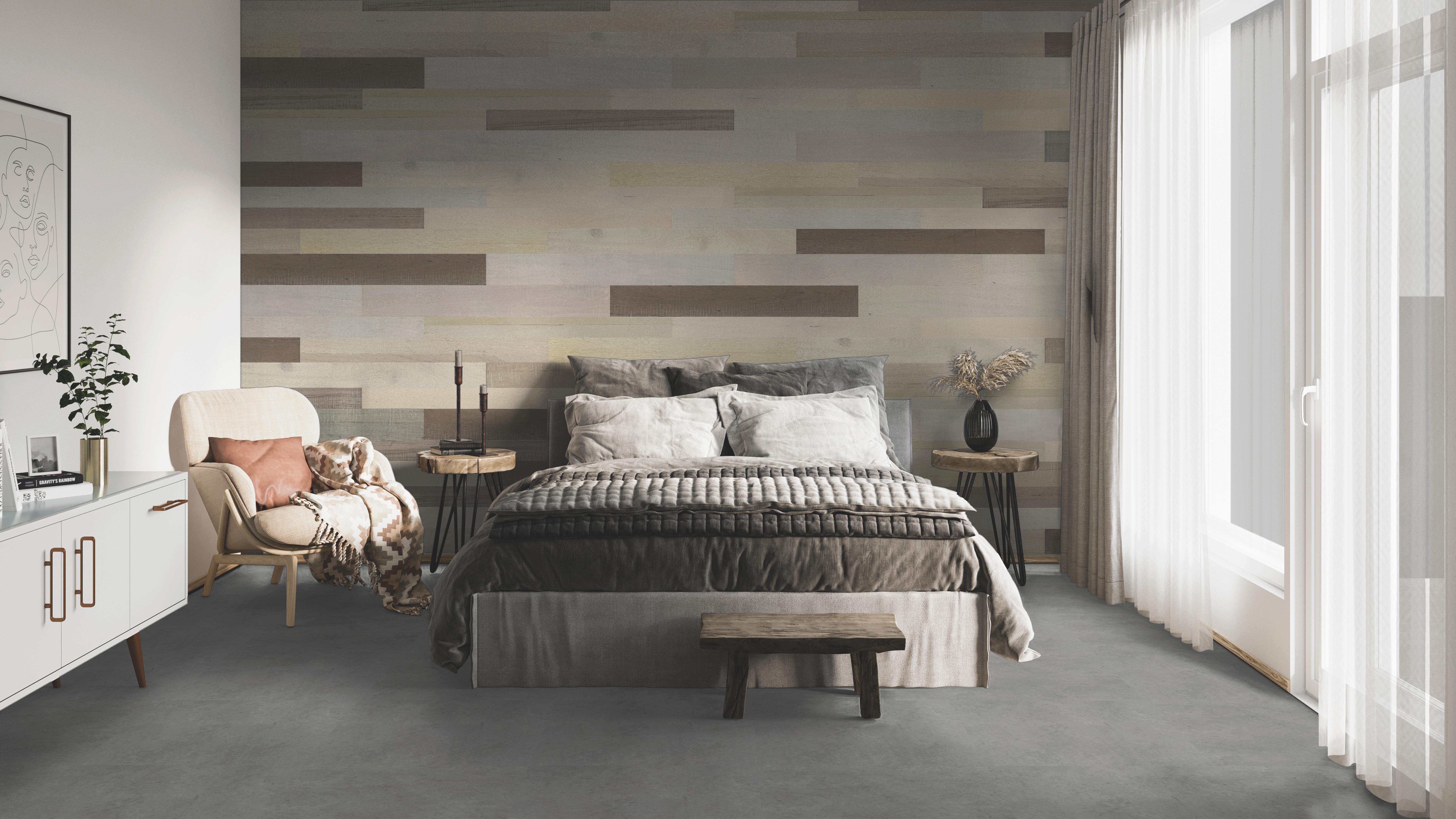Wandverkleidung Fsc Barnwall Lombardy - Graubraun, Basics, Holz (120/12/1cm)