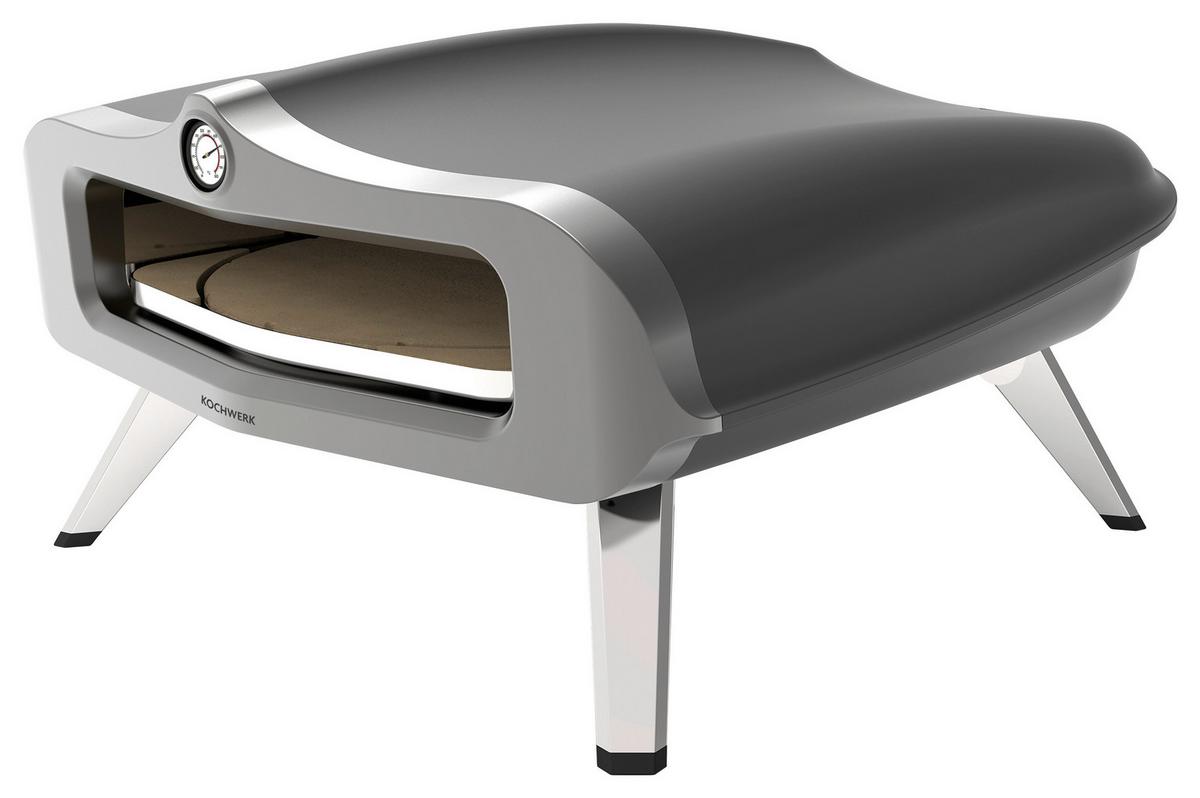Pizzaofen Rach's Kochwerk - Silberfarben/Schwarz, LIFESTYLE, Metall (64/56/32cm)
