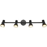 Strahler Liam - Schwarz, MODERN, Metall (60,5/9,5/15,5cm) - Luca Bessoni