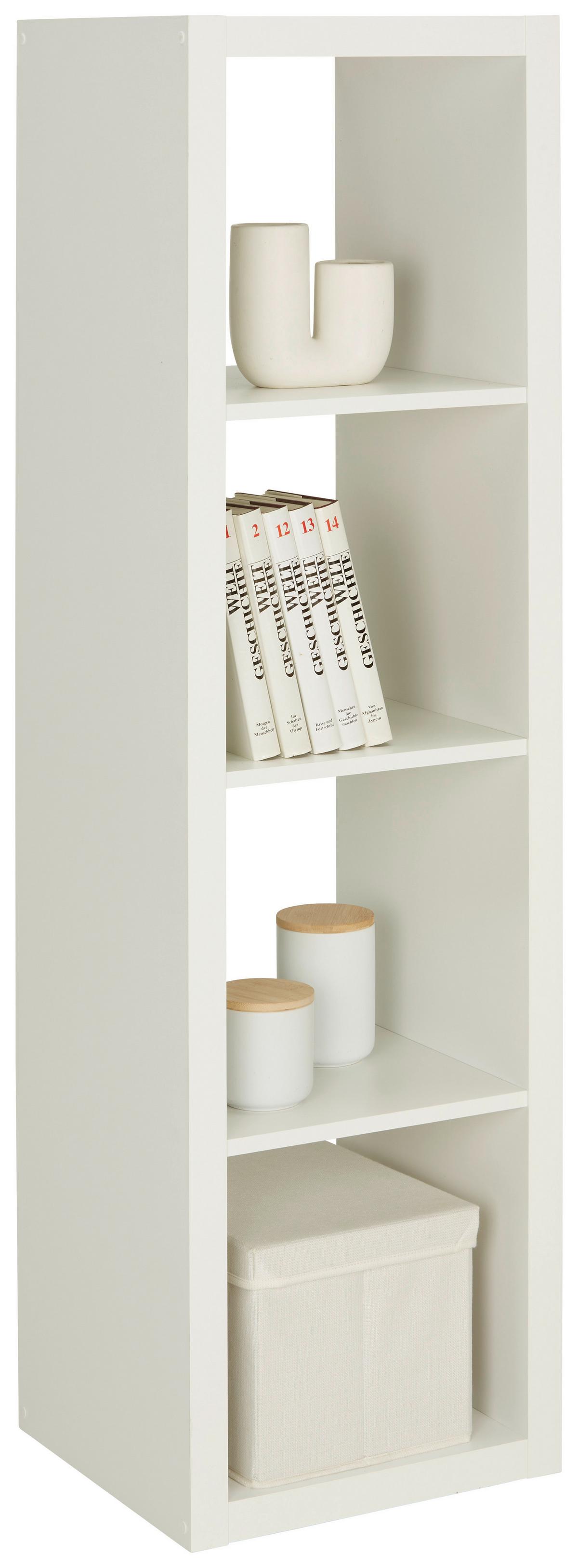 DĚLICÍ STĚNA STYLE -BP- - bílá, Konvenční, kompozitní dřevo (41/147/38cm) - Mömax