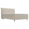 Boxbett Foxy Creme - Creme/Schwarz, Basics, Holz/Holzwerkstoff (180/200cm) - Livetastic