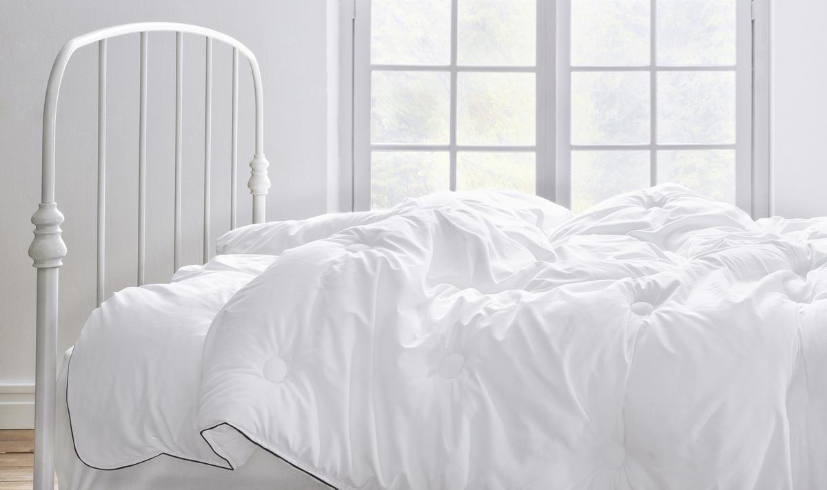 Bettdecke Dacron Microfiber Normal 200x200x7 Cm - Weiß, Basics, Textil (200/200/7cm) - Yatas