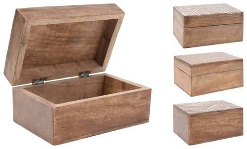 Bedna Lucia - přírodní barvy, Basics, dřevo (15/6,8/10cm) - Modern Living