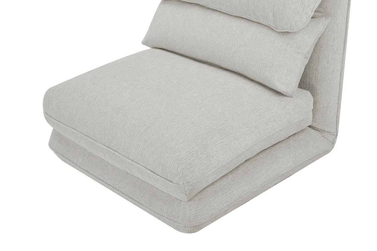 Schlafsessel Verve Beige B: 78 cm - Beige, Design, Textil/Metall (78/72/85cm) - Livetastic