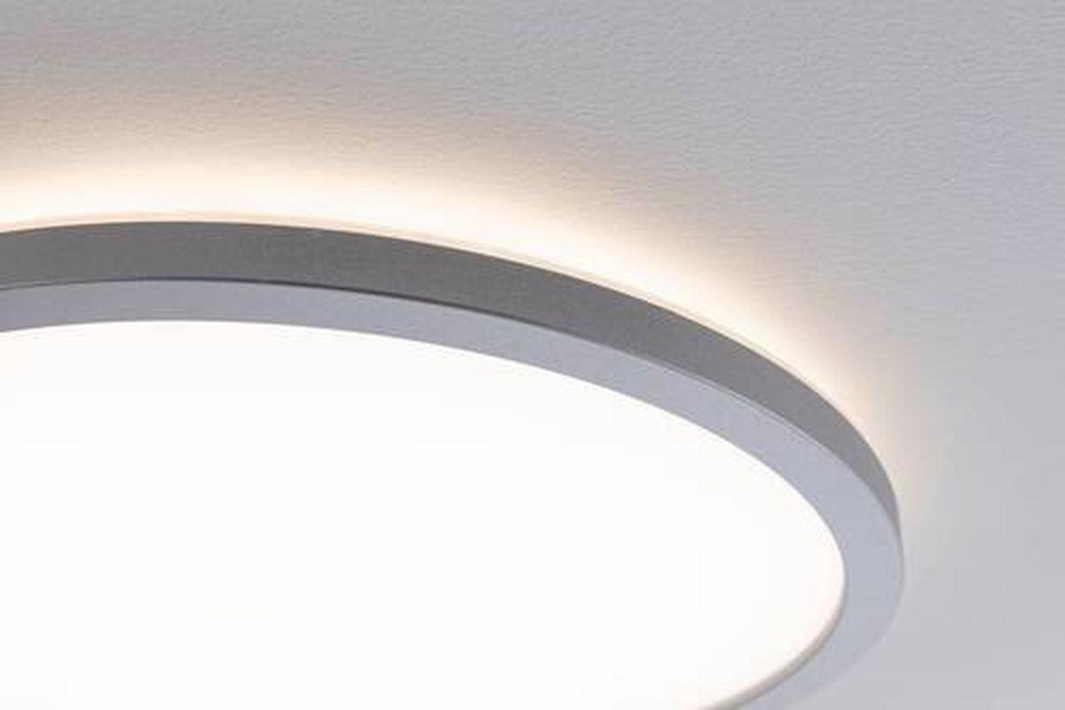 LED-Paneel Ø 42 cm Rund dimmbar - Chromfarben, Basics, Kunststoff (42cm) - Paulmann