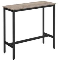 Bartisch Vasagel 100x40x90 cm Braun, Schwarz - Schwarz/Braun, Trend, Holzwerkstoff/Metall (100/40/90cm) - Boxxx
