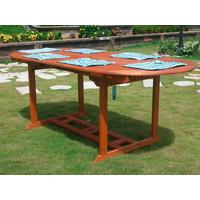Gartentisch Ausziehbar Stockholm Holz L 150-200 Cm - Braun, Basics, Holz (150-200/90/74cm) - Gardenson